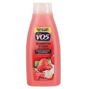 V05 Strawberries and Cream Moisturizing Shampoo ~18oz Bonus Size!